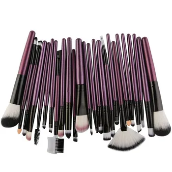 

Brand New 25 Pcs/Set Foundation Blending Blush Eye Shadow Brow Lash Fan Lip Face kabuki Makeup Brushes Beauty Tool Set Kit