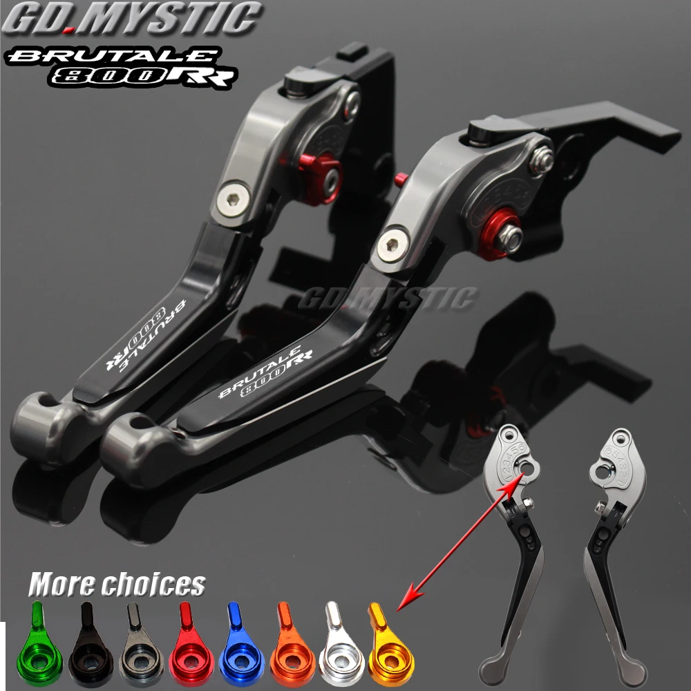 

Motorcycle Folding Extendable CNC Moto Adjustable Clutch Brake Levers For MV Agusta Brutale 800 RR 800RR 2015-2016