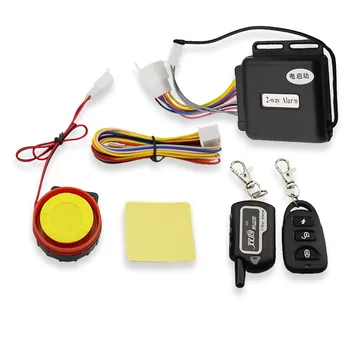 

Universal Motorcycle Lock Security Two Way Alarm 125db Sound Full Function Remote Control Engines Start Anti Cut Off