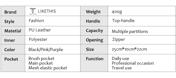 LIKETHIS, женская косметичка для путешествий, косметичка, чехол, органайзер, сумки для хранения из искусственной кожи, Neceser Mujer, водонепроницаемый, Maleta De Maquiagem
