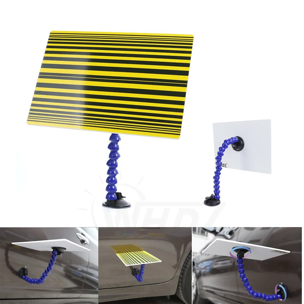 1 قطعة أدوات العاكس المجلس انعكاس مجلس pdr دنت whdz خط متنها مع تعديل حامل دنت paintless أدوات إصلاح تعيين