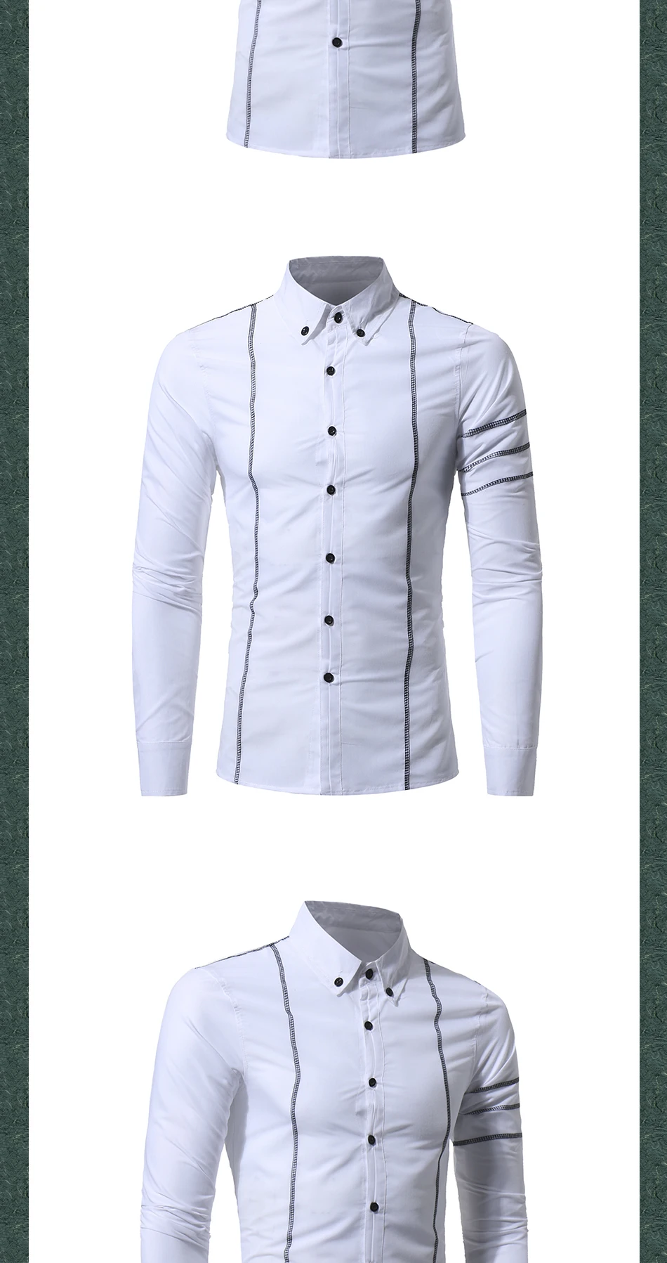 Горячая Демисезонный наряд Као от линии рубашка тонкая рубашка для отдыха полосы slim fit платье бизнес базы мужская рубашка с длинным рукавом