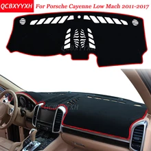 Стайлинга автомобилей Dashboard Избегайте Light Pad полиэстер для Porsche Cayenne низкая Mach 2011- инструмент платформы крышка защитные коврики
