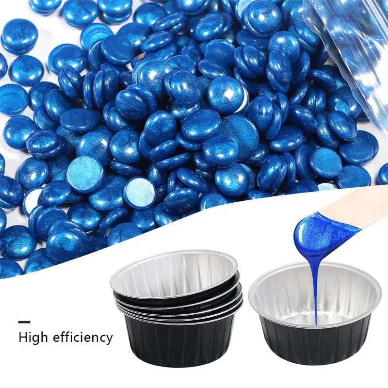 

Hair Removal Melting Wax Bowl Aluminum Foil Depilatory Hot Film Hard Waxing Pellet Hair Removal Wax Bean Tools Personal Care Sma