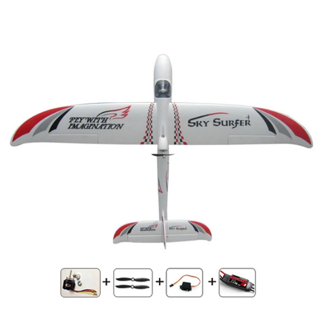 2000mm RC glider remote control airplanes 2M Skysurfer PNP with motor