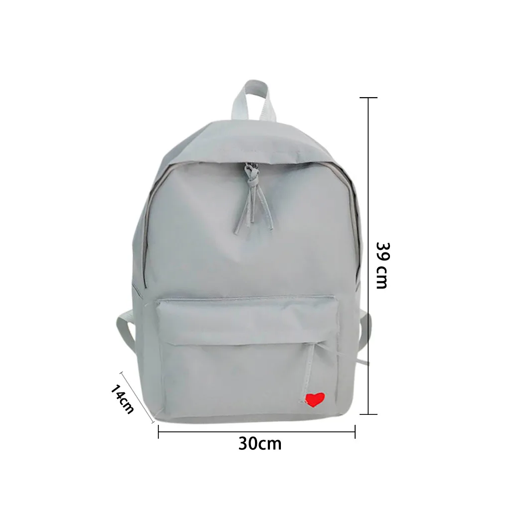 Кампус Женский Рюкзак Школьная Сумка для подростков колледж холщовая женская сумка с принтом сердца сумка для ноутбука Рюкзаки Bolsas Mochila