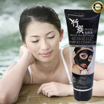 

120g/Tube face cream black Mask Conk Nose Blackhead Remover face mask Pore Cleanser Black Head Pore charcoal mask discount