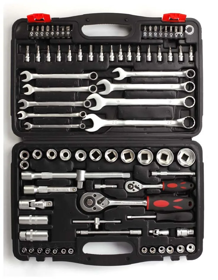 82 Tool Kit / Professional Car Repair Tool Combination Package / 82 Set ... - 82 Tool Kit Professional Car Repair Tool Combination Package 82 Set Wrench Set JG11