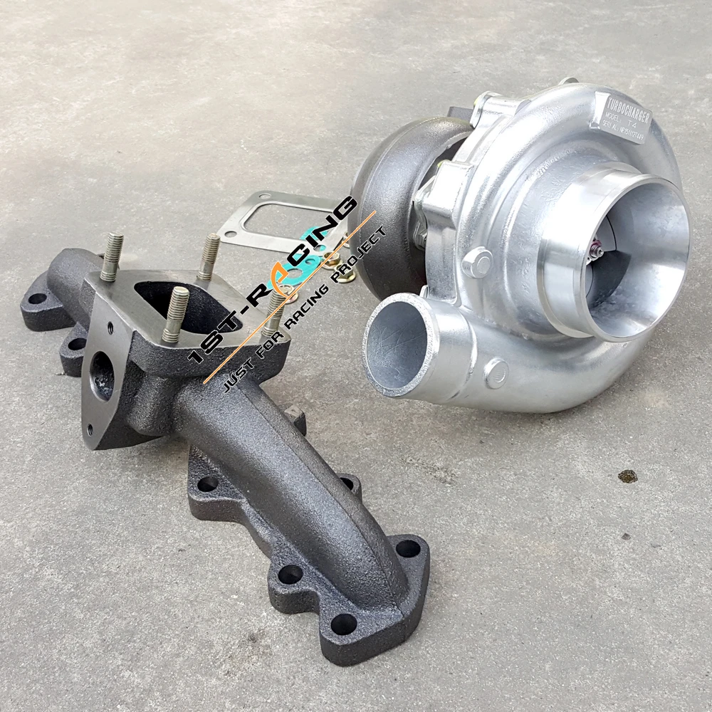Литой выпускной коллектор + T4 turbo ar 0 96 для Toyota Supra Aristo 2JZ GTE 2jzgte|ar turbo|manifold turbomanifold exhaust
