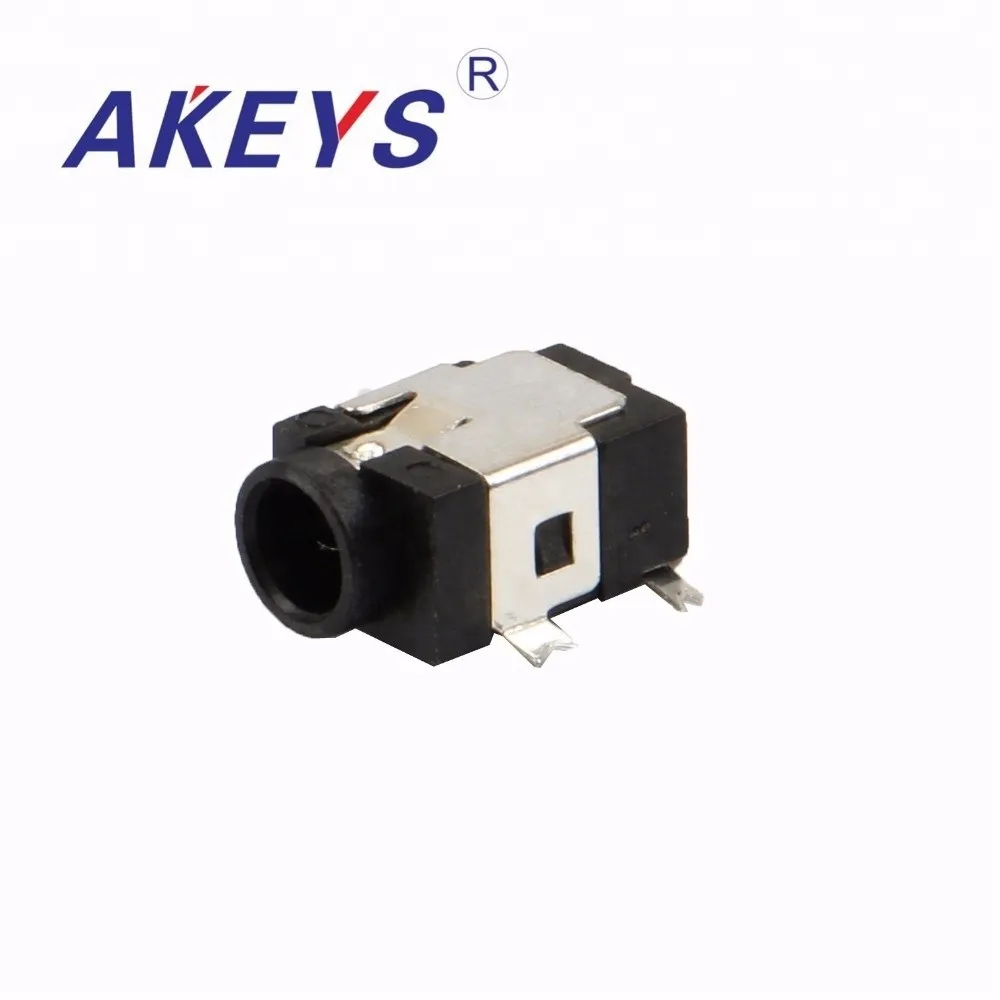 

20PCS DC-031A 4 PINS DC power jack audio jack parts connector 3.7mm audio jack with 2 fixed feet