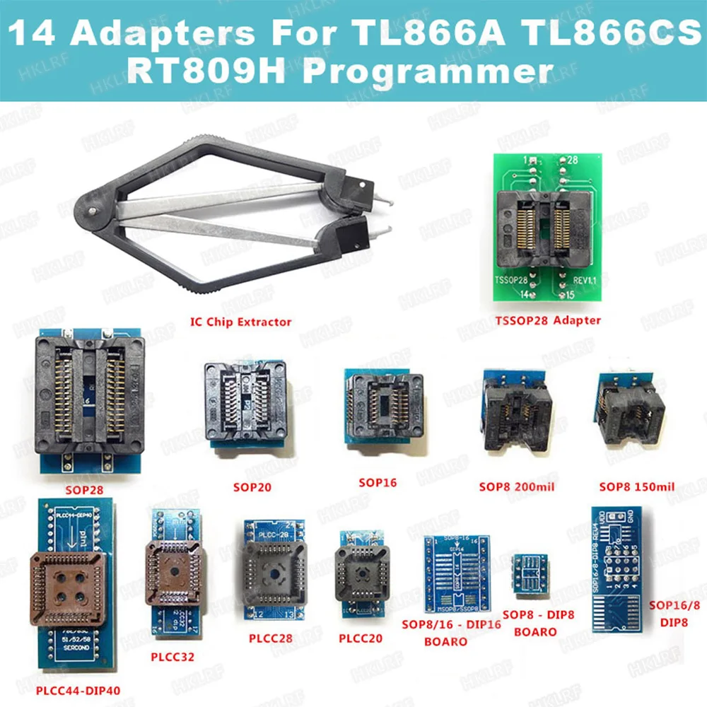 Оригинальный Новый 14 шт. Φ + IC экстрактор для программатора TL866A TL866CS EZP2010 G540 TNM5000