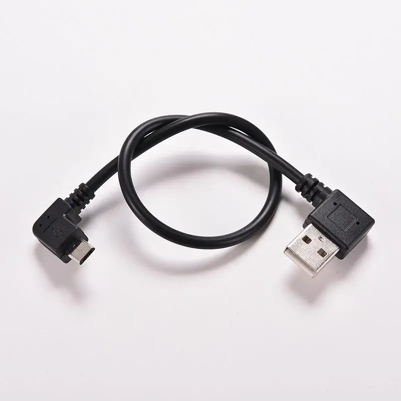 Прямоугольный Micro USB кабель для передачи данных 5 Pin Micro Male to 2,0 A Male кабель для синхронизации данных и зарядки конвертер 90 градусов адаптер SP Right 1 шт