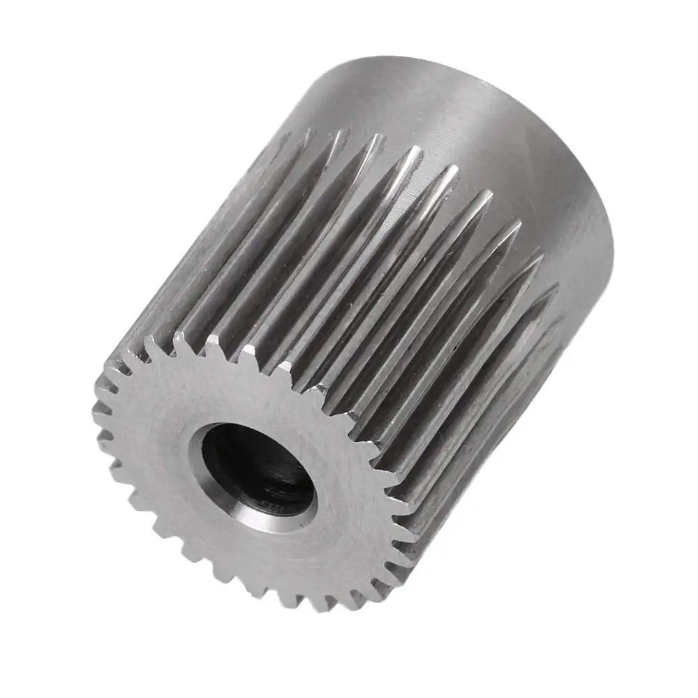 

15x18mm Stainless Steel 28 Teeth 0.5 Mold Motor Metal Gear Wheel 5mm Hole Dia Fit for DIY Small Drilling Machine
