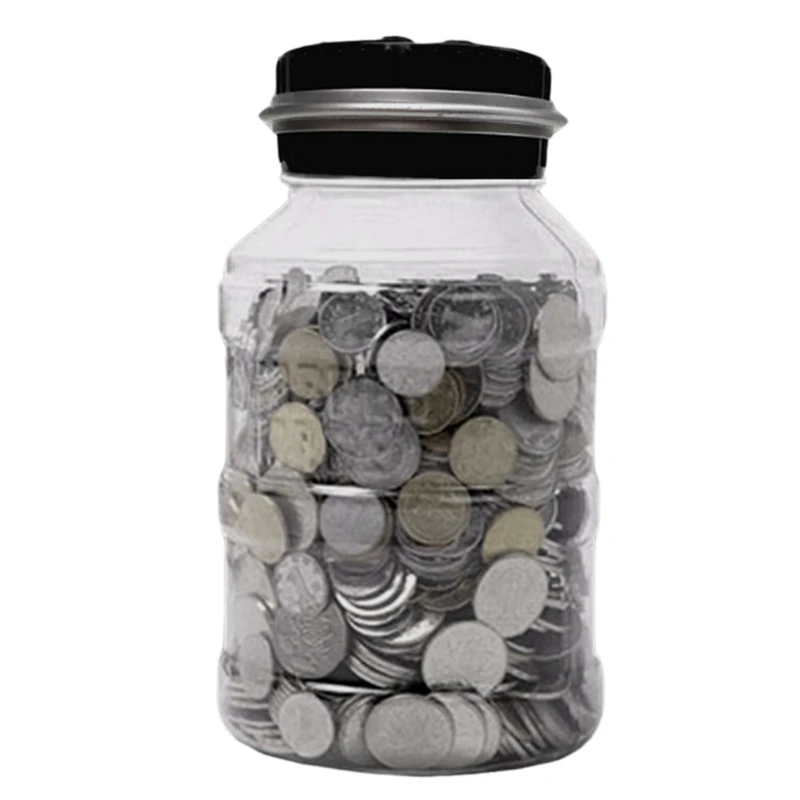 Piggy Bank Counter Coin Electronic Digital LCD Counting Coin Money Saving Box Jar Coins Storage Box For USD EURO Money new