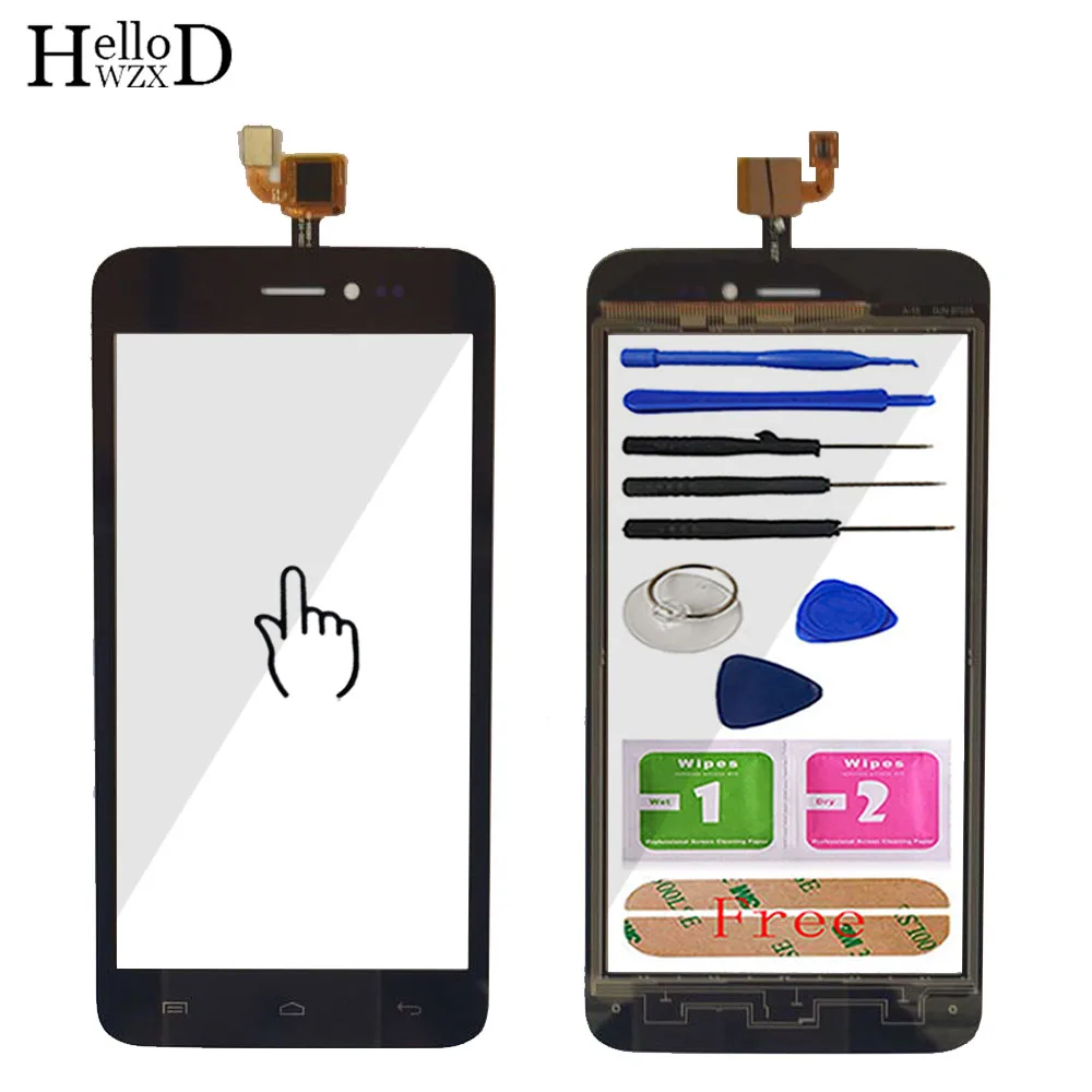 

Mobile Touch Screen Panel For Wiko Lenny Glass Capacitive Sensor Front Glass Digitizer Tools Lens Sensor Adhesive