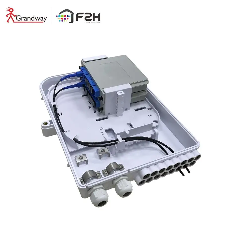 [Grandway ODN] FTTH 16 жильный внутренний и наружный волоконно оптический сплиттер Box FTB F2H