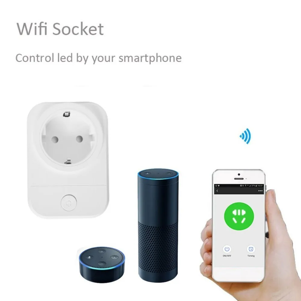 Умная WiFi Розетка Wifi умная вилка приложение для телефона с домашней