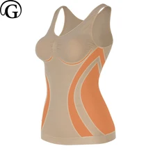 PRAYGER, новинка, для женщин, для похудения, талия, Корректор тела, топы, бесшовные, для живота, триммер, жилет, подтяжка груди, без рукавов, майка