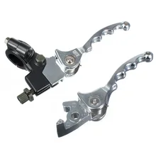 EDFY питбайк ATV складывающаяся муфта тормозной рычаг Набор Хром 200cc 140cc 125cc 110cc