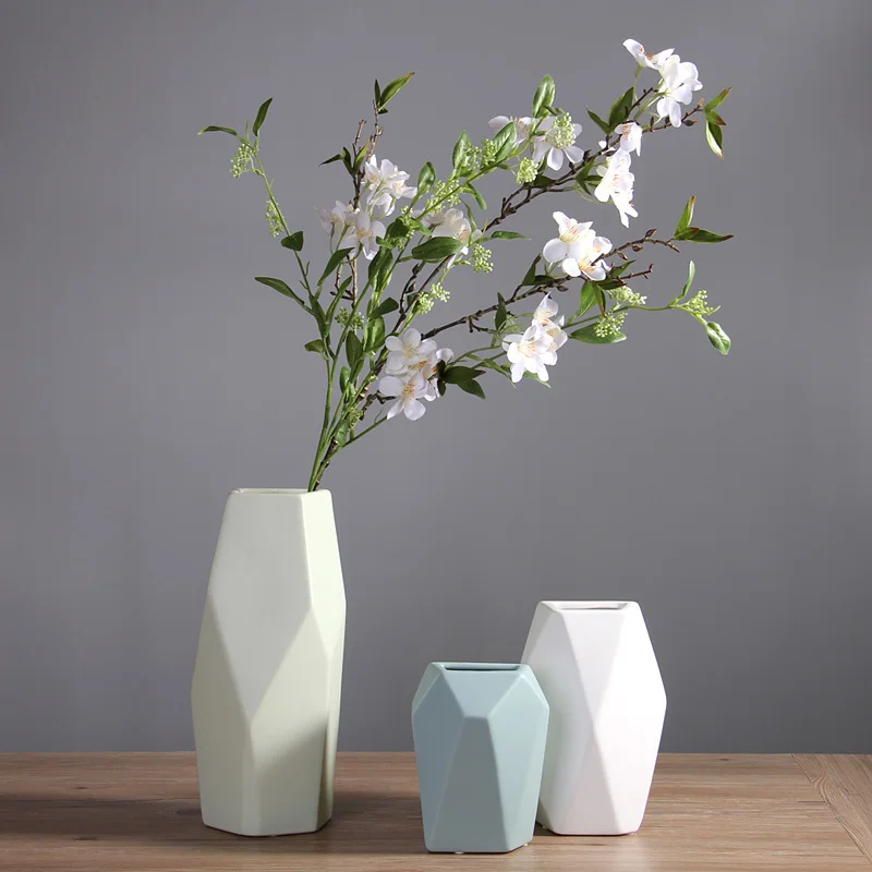 Number 18 Florero Decoracion Ceramica Vazo Decorativos Para Casa Gold Vaso De Flor аксессуары для украшения дома Современная Цветочная ваза - Цвет: Number 18