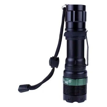 

LED Flashlight Torch Zoomable Focus 3 Modes Zoom Lamp Light for hunting cycling climbing Waterproof