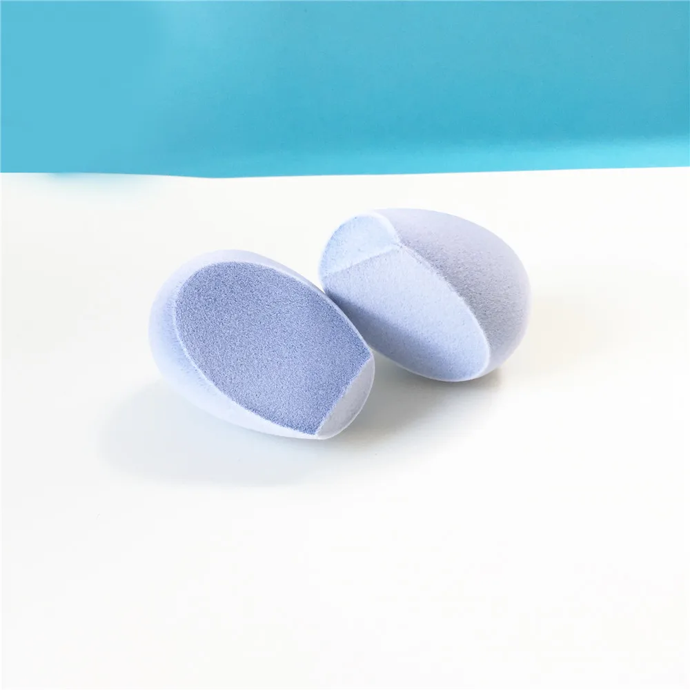Bdbeauty бархатная губка для смешивания макияжа Mircofiber Небесно Голубой 3 сторонний