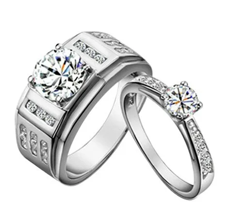 Любовь отпечаток 1.45Ct классические ювелирные изделия из стерлингового серебра 925