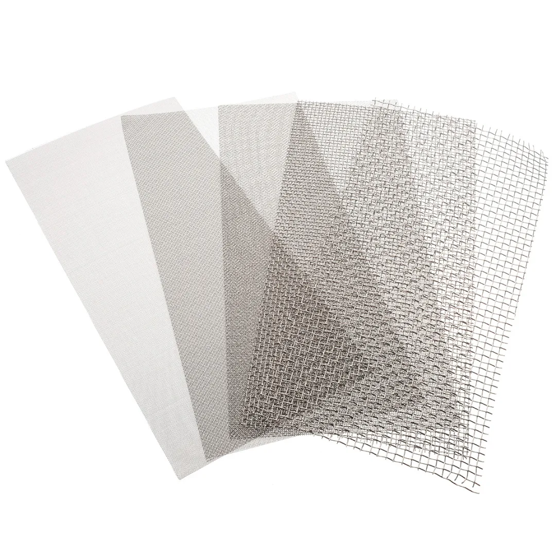 5/8/20/30/40 Mesh Woven Wire High Quality Stainless Steel Screening Filter Sheet 15x30cm