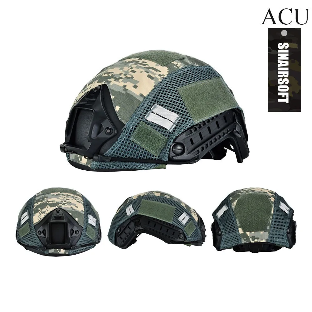 Military Tactical Paintball Helmet Cover for FAST Helmet AT/FG 