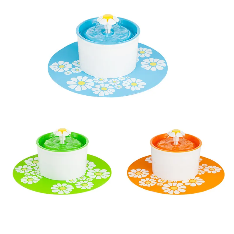 

Automatic Cat Water Fountain Pets Water Dispenser Large Spring Drinking Bowl Cat Automatic Feeder Drink Filter 1.6L 3 Colors