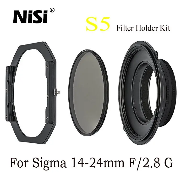 

NiSi S5 Kit 150mm Filter Holder with CPL For Sigma 14-24mm f/2.8 DG Art Series