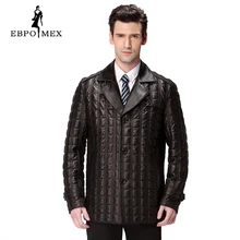 Лучший Продавец кожаные куртки мужчины, Натуральная Кожа, Мандарин Воротник, Овчины, Человек пальто, мужская куртка, мужская пуховик, марка одежды