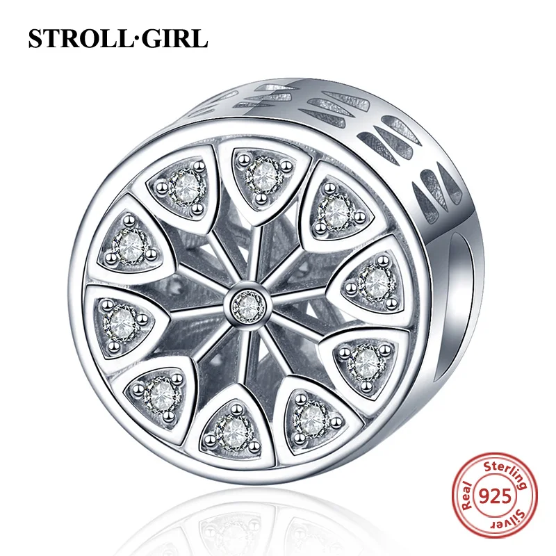

Strollgirl New Arrival 925 Sterling Silver Cute Ferris Wheel Beads Fit European Bracelet Women Fashion DIY Jewelry Accessorise