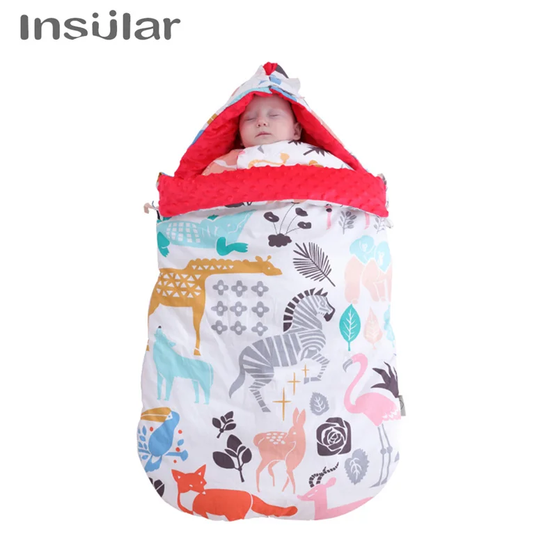 

Insular New Arrival Baby Sleeping Bags Soft Cotton Cartoon Winter Sleepsack For Newborn Babies Infants Stroller Envelope Swaddle