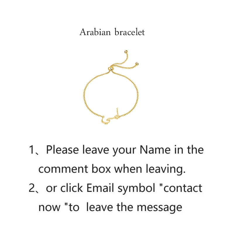 Персонализированные пользовательские арабское имя браслет почерк подписи для женщин и детей ювелирные изделия браслеты из нержавеющей стали подарки для женщин