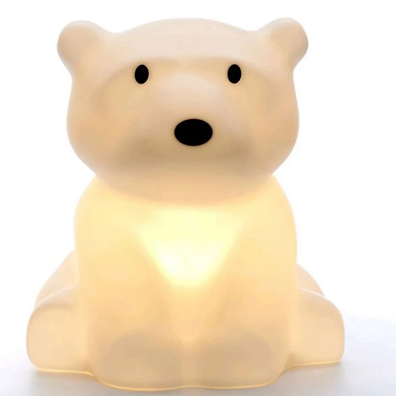 Cheap Explosion Models Of Children Room Lamp Home Furnishing Led Polar Bear Night Light Decoration Factory Direct Pvc Holiday Novelty