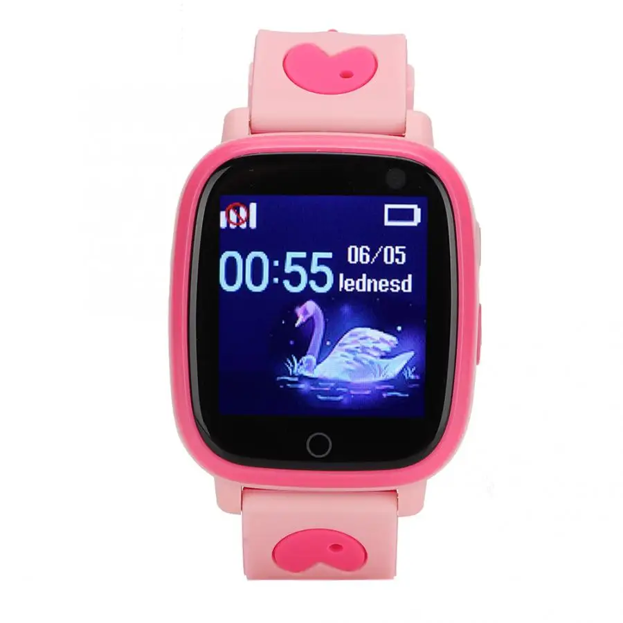 

Q11 Smart Kids Watch 1.44in Touch Screen SOS Anti-Lost GPS Locator Tracking Wristwatch Pink android watch