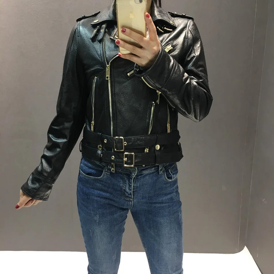 women genuine leather sheepskin jacket (7)