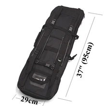 95 см сумка для оружия двойные карманы SWAT двойной тактический большой емкости сумка для переноски оружия 37 ''винтовка страйкбол снаряжение охота на открытом воздухе