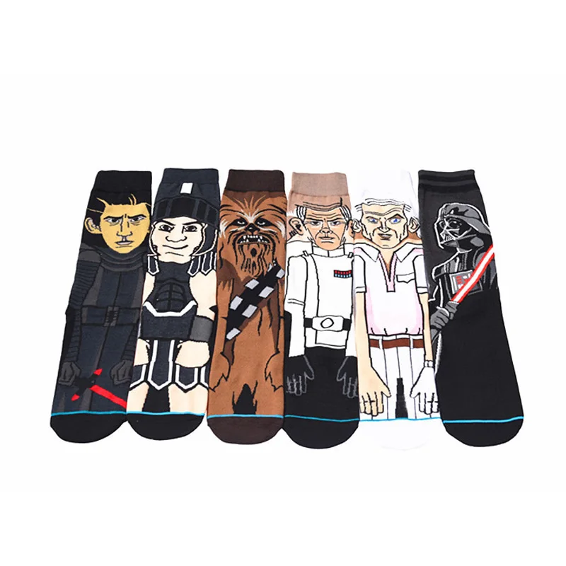 

2018 cartoon three-dimensional character cotton anime socks adult fashion street men's socks