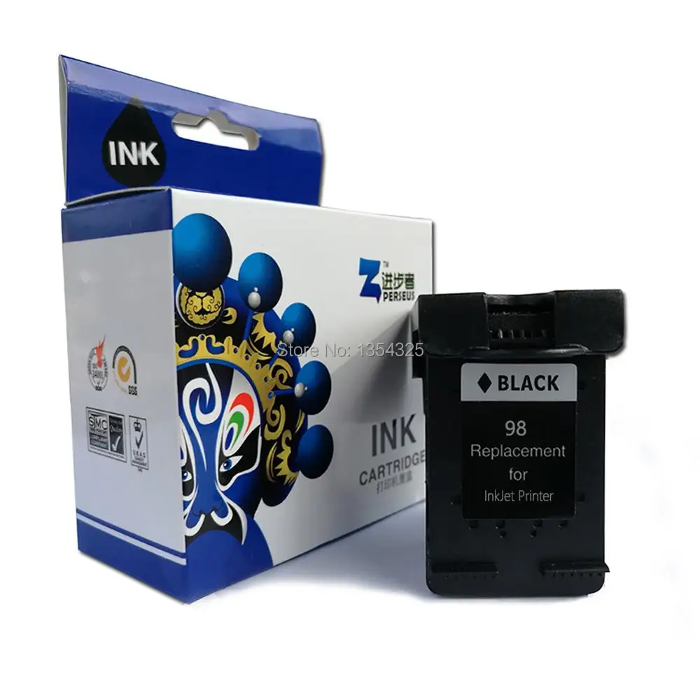 

PERSEUS INK CARTRIDGE FOR HP 98 BLACK HIGH YIELD COMPATIBLE DESKJET 5940 5940XI OFFICEJET H470 470B 2570 2575 PRINTER