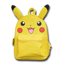 Рюкзак с японским Аниме Покемон, монстр, школьные сумки для мальчиков и девочек, рюкзак с принтом Пикачу, детские школьные сумки, Mochila