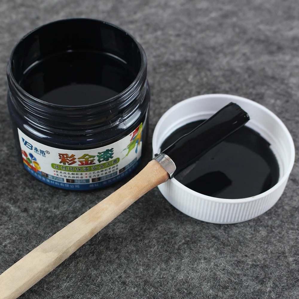 100g Black Paint, water based paint varnish, furniture, iron doors, wooden doors, handicrafts ...