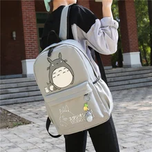 Дропшиппинг Тоторо рюкзак 3D печать путешествия мягкий рюкзак для женщин mochila школьный космический рюкзак ноутбук рюкзаки для девочек Новинка