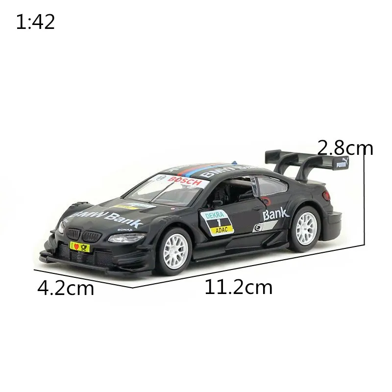 1:43 Масштаб/литая модель игрушки/M3 M4 DTM Спорт/Супер спортивный гоночный автомобиль/образовательная Коллекция/Вытяжка/подарок для детей