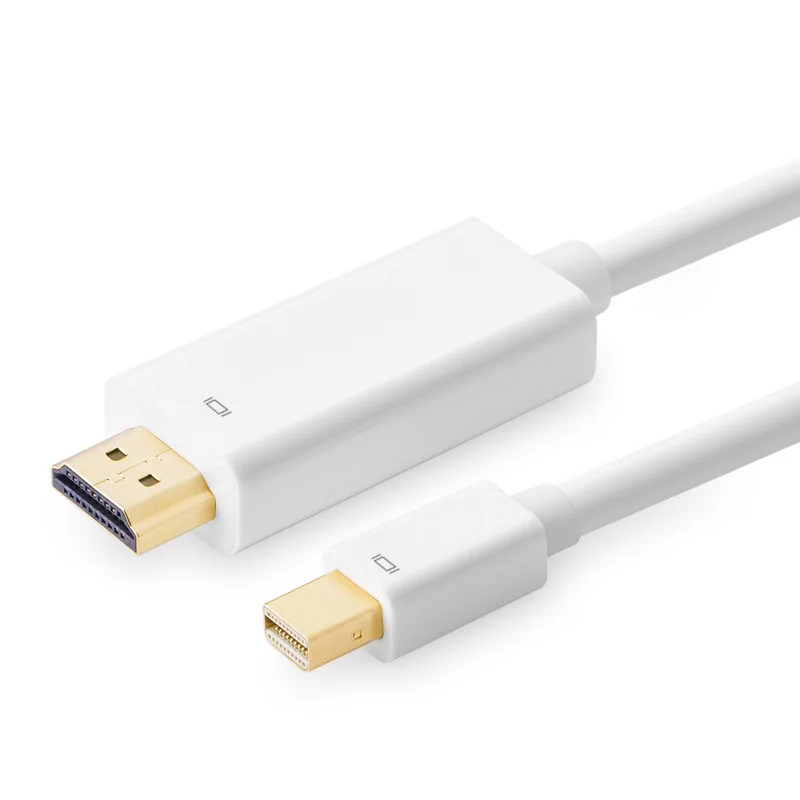 

1.8m 4K Mini DisplayPort to HDMI Adapter Mini DP Cable Thunderbolt 2 HDMI Converter for MacBook Air 13 Surface Pro 4 Thunderbolt