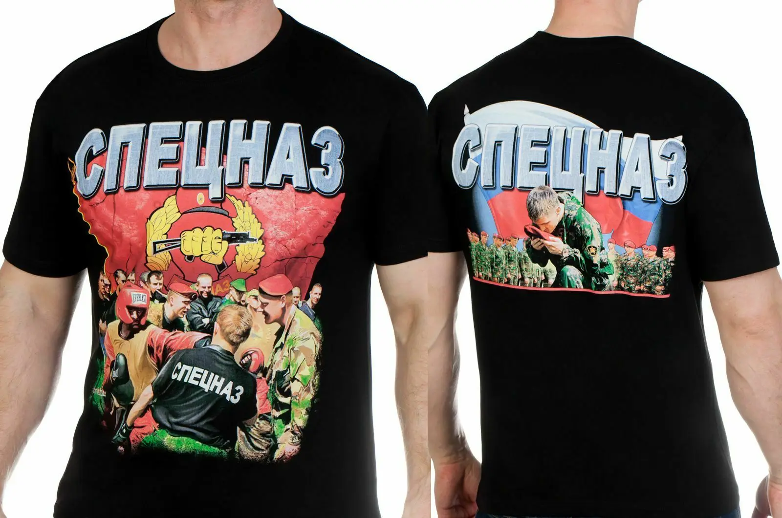 

Russian Original Men T-Shirt Special Forces Futbolka "Specnaz"