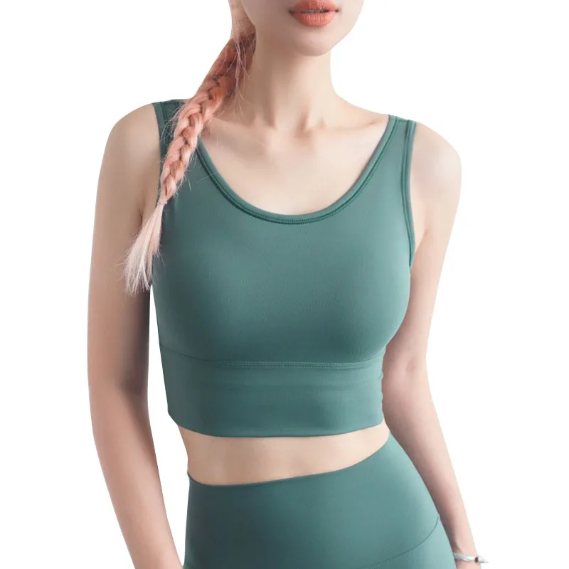 

Women Super Soft Essential Nylon Elastane Body Shaping Firm Support Comfort Flex Fit Sports Bra