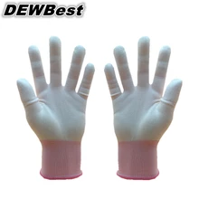 Лучшие продажи CE антистатические PU кончики пальцев углеродное волокно нейлоновые рабочие перчатки электронные антистатические безворсовые защитные перчатки