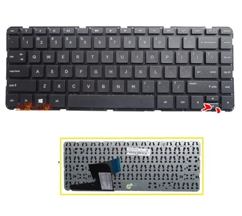 

SSEA New Laptop US Keyboard For HP Pavilion 14-n000 14N063TX Black Keyboard Without Frame